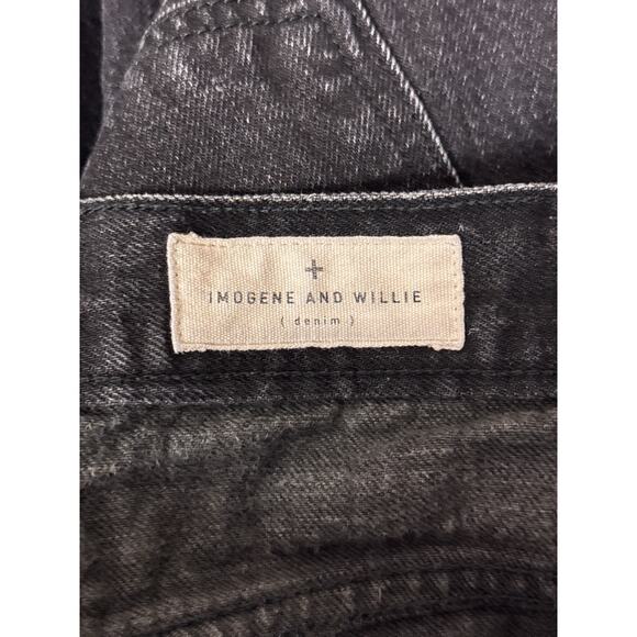 Imogene + Willie Catherine Jeans 25 Womens Black Wash High Rise Vintage Straight - Picture 6 of 8